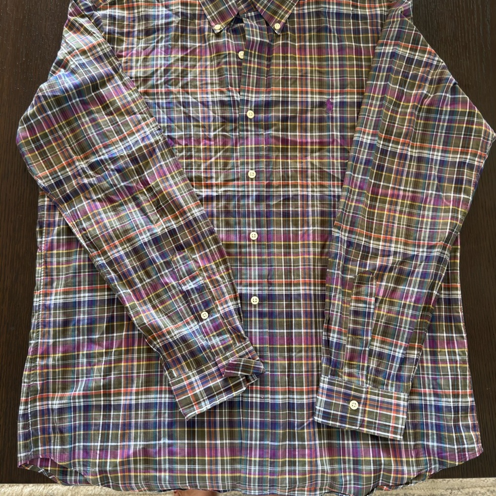 Ralph Lauren Blue Label Men's Plaid Button-Down Shirt